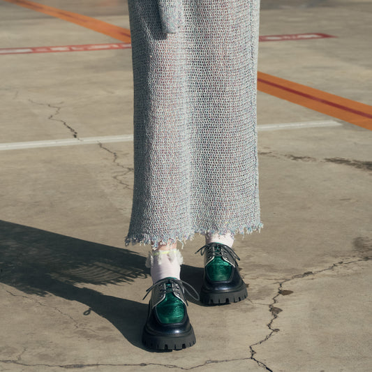 【レイン対応】ボリュームソールレースアップシューズ_GE23479